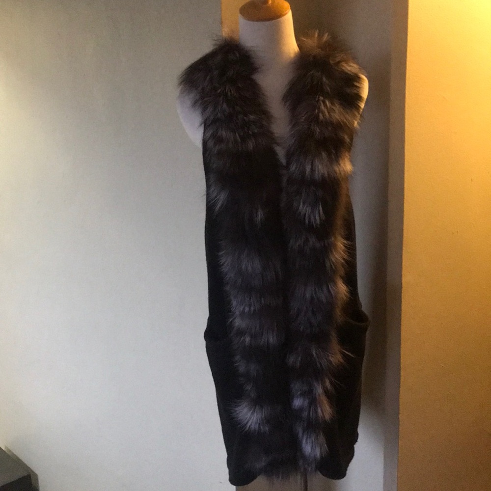 Adrienne landau fox sweater